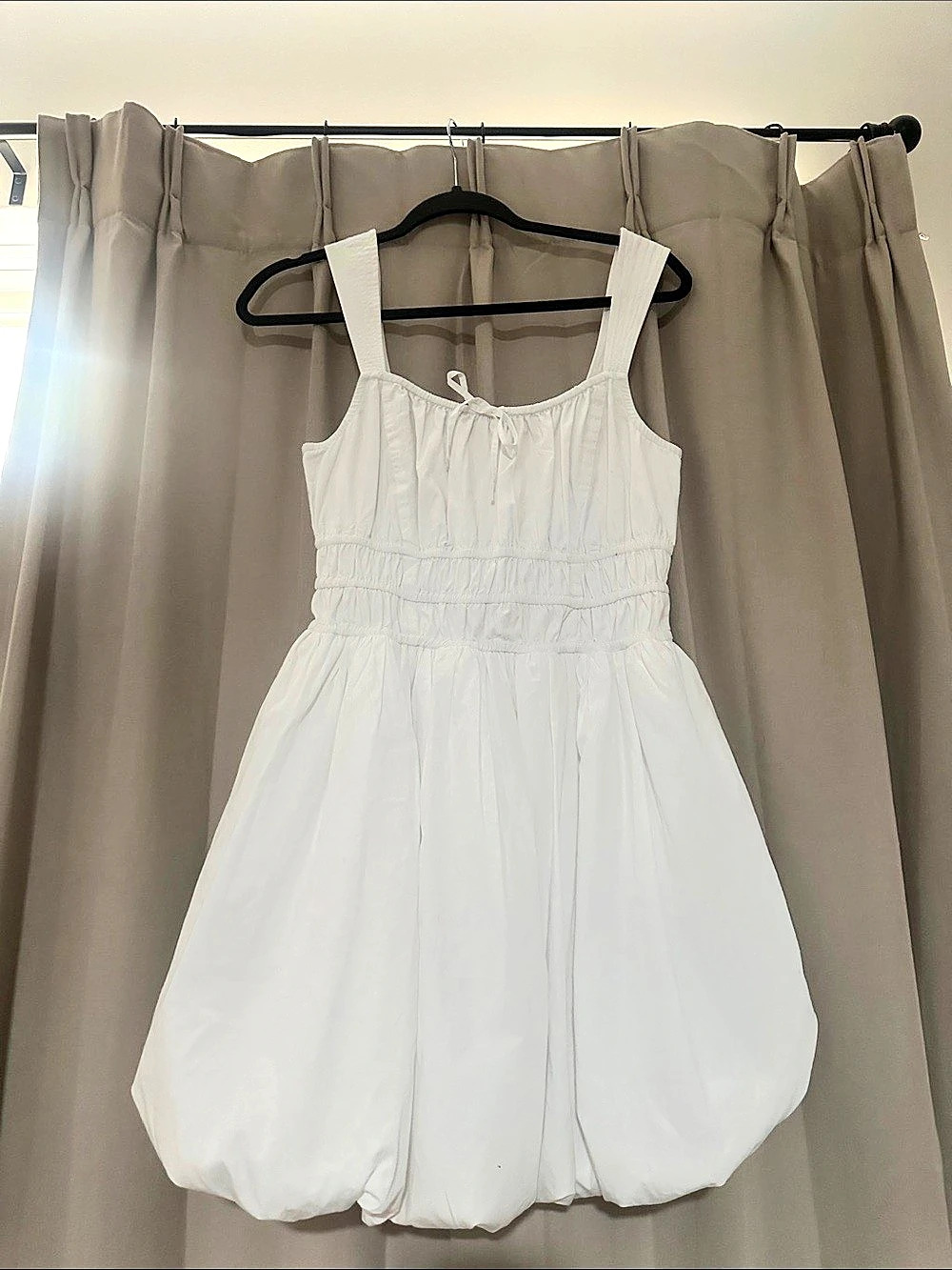 Aritzia mini white dress NWT